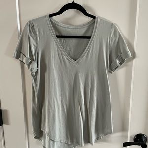 Light Green Lululemon T-shirt